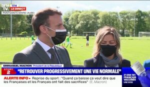 Emmanuel Macron sur l'équipe de France: "J'ai une confiance complète en Didier Deschamps"