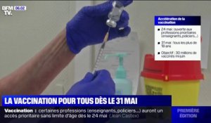 Covid-19: la vaccination sera ouverte à tous dès le 31 mai