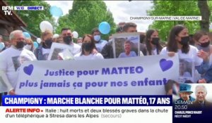 Champigny-sur-Marne: la marche blanche en hommage à Mattéo commence