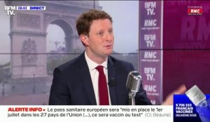 Clément Beaune: "La première semaine de juin, on définira une liste de pays verts pour les laisser rentrer en France"