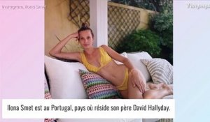 Ilona Smet : Canon en bikini chez son papa David Hallyday