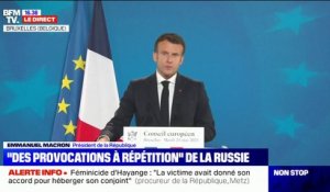 Proche-Orient: L'UE souhaite que "la trêve annoncée en fin de semaine dernière soit pérennisée et consolidée", selon Emmanuel Macron