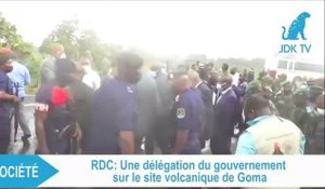 RDC : une délégation du gouvernement sur le site volcanique de Goma