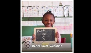 La Saint-Valentin vue par les petit·e·s Parisien·ne·s
