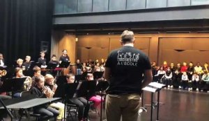30 secondes avec les élèves des classes orchestres de l'école Vincent-Auriol de Saint-Dié-des-Vosges