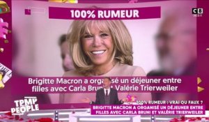Brigitte Macron a organisé un déjeuner avec Carla Bruni et Valérie Trierweiler