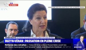 "Quitter ce ministère est un déchirement": Très émue, Agnès Buzyn quitte le ministère de la Santé