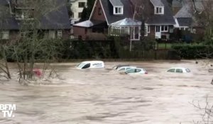 Les images de plusieurs villes sous les eaux au Royaume-Uni après le passage de la tempête Dennis