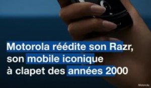 Le Razr à écran pliable de Motorola sur le grill