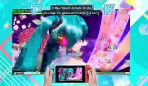 Hatsune Miku Project DIVA Mega Mix : trailer pour la sortie Nintendo Switch