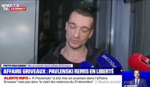 Piotr Pavlenski assure qu'il "espère pouvoir continuer" son projet et qu'il est "content de l'avoir fait"