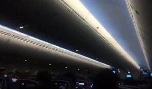 Une passagère panique totalement pendant l'atterrissage de son avion en pleine tempête Ciara