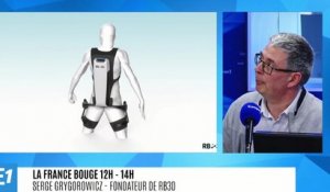 La France bouge : Serge Grygorowicz fondateur de RB3D, qui développe des robots d’assistance aux efforts pour les applications de port de charges lourdes et de travail avec outil.