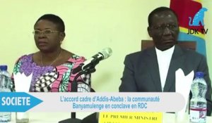 Accord cadre d'Addis-Abeba : La communauté Banyamulenge en conclave en RDC