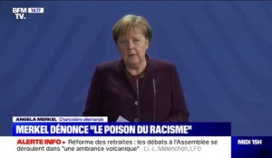 Fusillades en Allemagne: Angela Merkel dénonce "le poison du racisme"