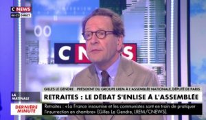Gilles Le Gendre (LREM) : « Il y a 33 députés qui sont en train de saboter le travail des 544 autres»