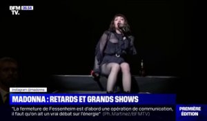 Madonna à Paris: des grands shows et des retards