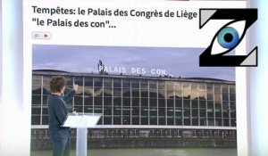 [Zap Télé] Coup de vent sur le palais des Congrès de Liège ! (24/02/20)