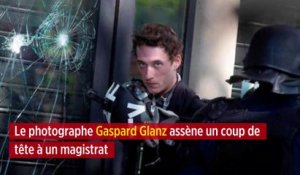 Le photographe Gaspard Glanz assène un coup de tête à un magistrat