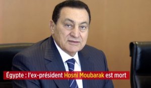Égypte : l'ex-président Hosni Moubarak est mort