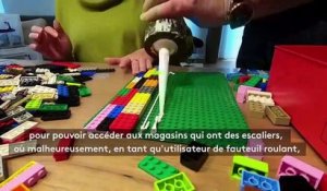 En Allemagne, une sexagénaire construit des rampes en Lego pour aider les personnes en fauteuil roulant