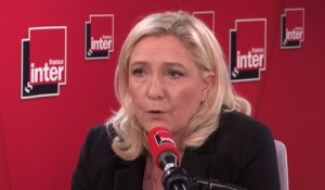 Marine Le Pen sur les fermetures de lieux de radicalisation : "Au regard du mal, ces chiffres sont dérisoires. Cette année, deux mosquées radicales ont été fermées. Il y en a 100 à 120 sur le territoire."