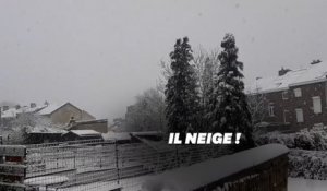 La neige est arrivée en France