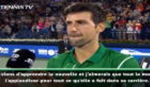Dubaï - Djokovic sur Sharapova : "Elle a eu une carrière fantastique, elle peut être fière d'elle"