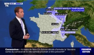 De la neige attendue sur le nord et l'est du pays ce jeudi