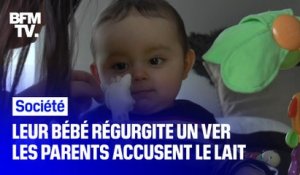 Les parents accusent le lait infantile d'avoir rendu leur bébé malade