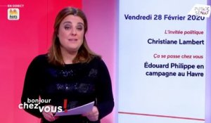 Invitée : Christiane Lambert - Bonjour chez vous ! (28/02/2020)