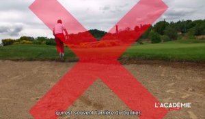 Règles de Golf : les bunkers