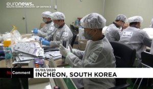 Coronavirus : en Corée du Sud, les militaires en renfort pour doper la production de masques