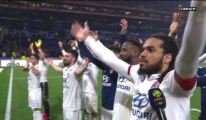 Le clapping des joueurs de l'OL