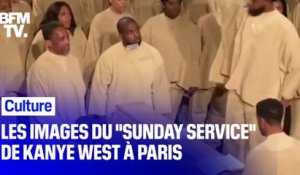 Les images du "Sunday service" de Kanye West à Paris