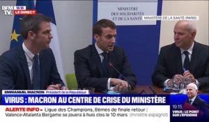 Emmanuel Macron sur le coronavirus: "Je pense aux victimes et à leurs familles"