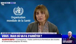 Coronavirus: selon Sylvie Briand (OMS), les personnes contaminées seront "malades au moins deux semaines"