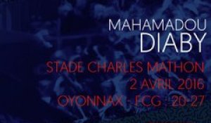 L'essai de Mahamadou Diaby à Oyonnax en 2016