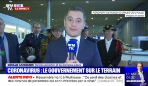 "Le service public fonctionne correctement dans tous les aéroports de France." Depuis Roissy, Gérald Darmanin se veut rassurant sur le fonctionnement des aéroports en France