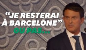 Quand Valls expliquait qu’il “resterait à Barcelone quoi qu’il arrive”
