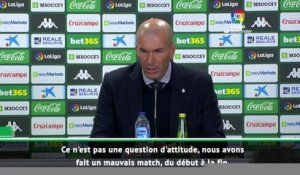 Zidane : “Je n’ai pas d’explication”