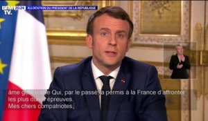 Coronavirus: Emmanuel Macron compte sur les Français "pour faire nation"