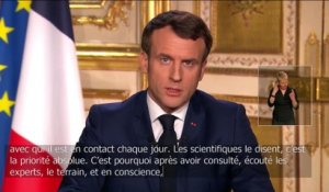 Macron, son discours du 16 mars 2020