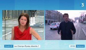 Coronavirus : les Champs-Élysées déserts