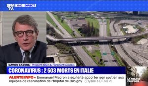 Coronavirus: "Il n'est pas nécessaire de suspendre Schengen", estime Davide Sassoli, président du Parlement européen