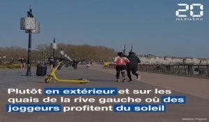 Coronavirus à Bordeaux : Au deuxième jour du confinement, la ville appartient aux joggeurs