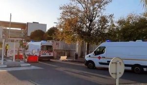 Coronavirus: arrivée des trois malades transférés de Mulhouse vers l'hôpital des armées de Toulon