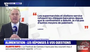 "C'est anormal que les supermarchés et stations-service refusent les chèques bancaires" Didier Guillaume