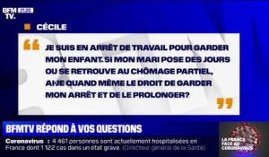 Je suis en arrêt pour garder mon enfant. Si mon mari pose des jours, puis-je garder cet arrêt?