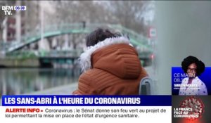 Coronavirus: le quotidien des sans-abri aussi bouleversé